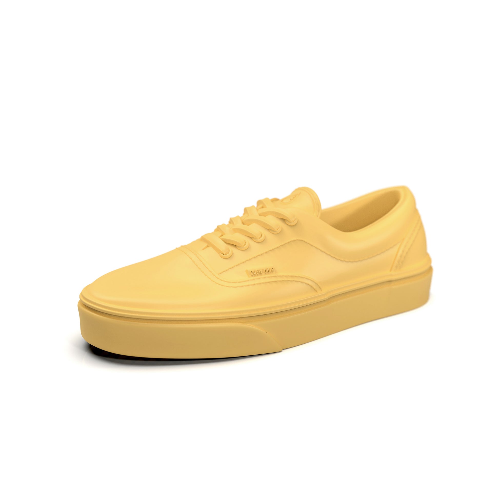 Yellow Sneaker Shoe Dog Chew Toy Natural Rubber